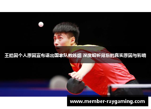 王皓因个人原因宣布退出国家队教练组 深度解析背后的真实原因与影响