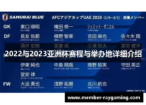 2022与2023亚洲杯赛程与举办地详细介绍